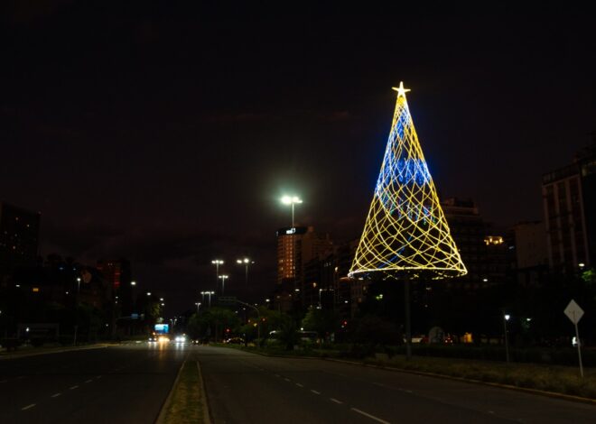 LA CIUDAD SE ILUMINÓ PARA LAS FIESTAS