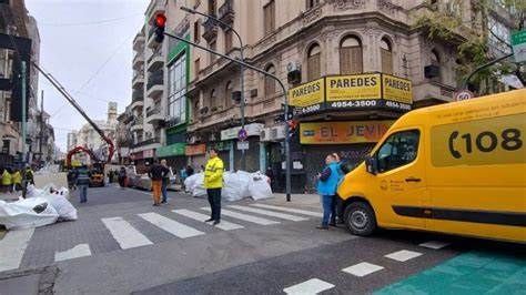 DESALOJO DE UN EDIFICIO EN BALVANERA