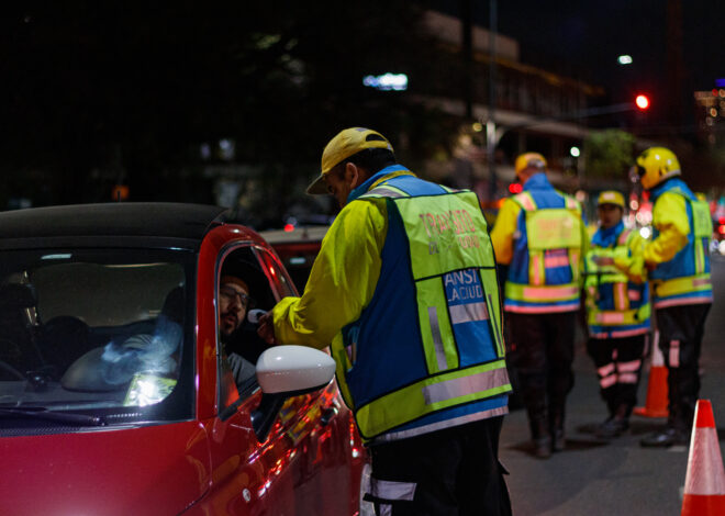 REFORZARON LOS CONTROLES DE ALCOHOLEMIA Y CASI SE DUPLICÓ LA CIFRA DE TESTEOS