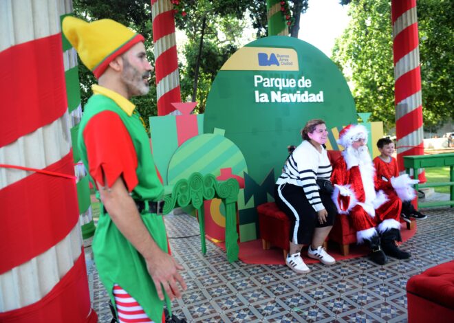 HASTA EL LUNES 23 PAPÁ NOEL RECIBIRÁ A LOS MÁS CHICOS PARA CELEBRAR LA NAVIDAD