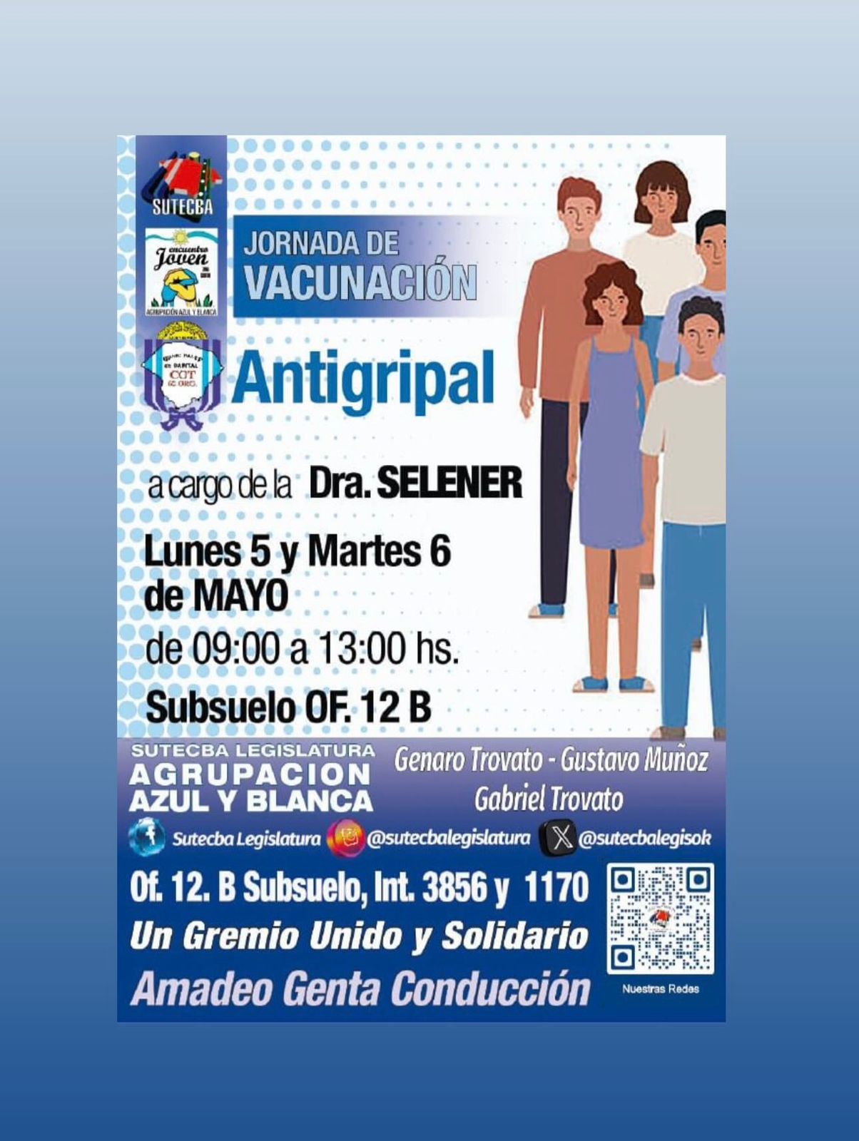 VACUNACIÓN ANTIGRIPAL EN LA LEGISLATURA DE LA CIUDAD