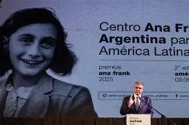 JORGE MACRI FUE RECONOCIDO EN LOS PREMIOS ANA FRANK