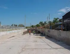 AVANZA EL NUEVO PASO BAJO NIVEL DEL TREN SARMIENTO
