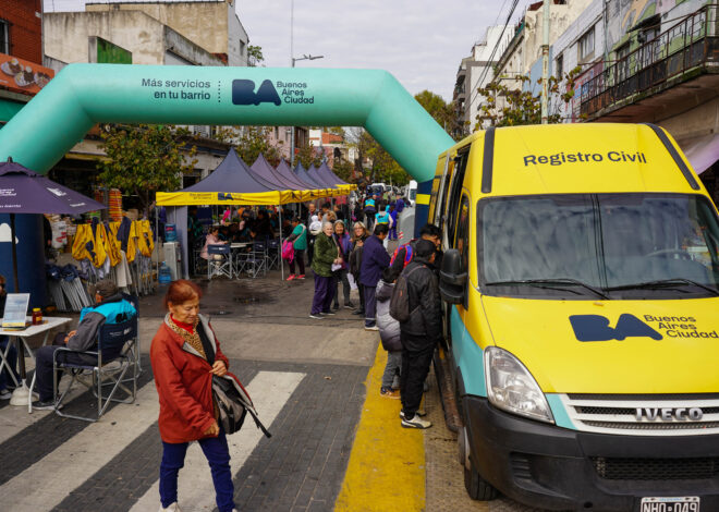 LAS OFICINAS MÓVILES LLEGAN A FLORES Y PARQUE CHACABUCO