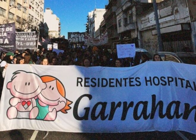 MASIVA MARCHA EN APOYO AL GARRAHAN
