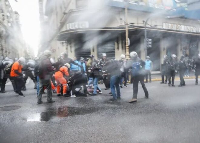 REPRESIÓN DE LOS MIÉRCOLES EN PLAZA CONGRESO