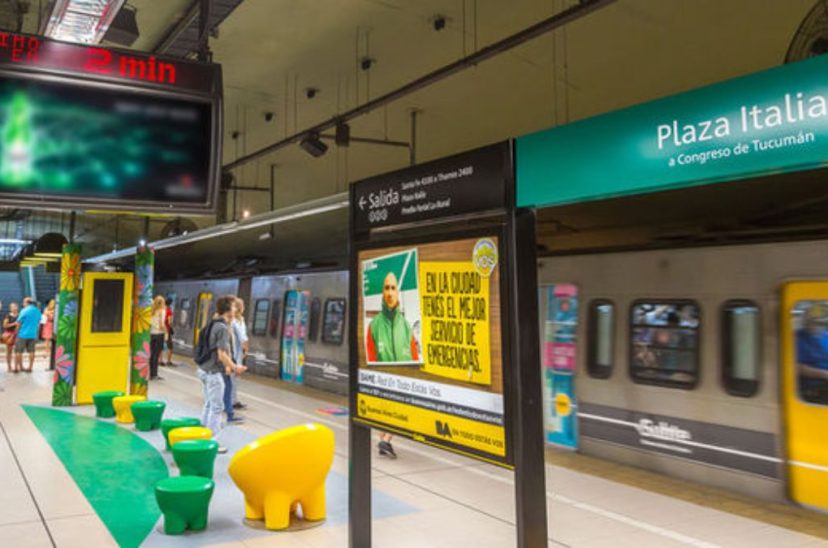 CIERRA LA ESTACIÓN PLAZA ITALIA DEL SUBTE