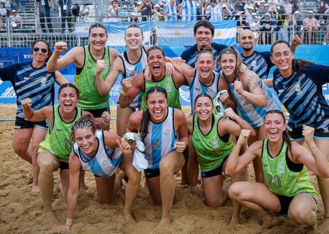 LAS CHICAS DE BEACH HANDBALL CAMPEONAS