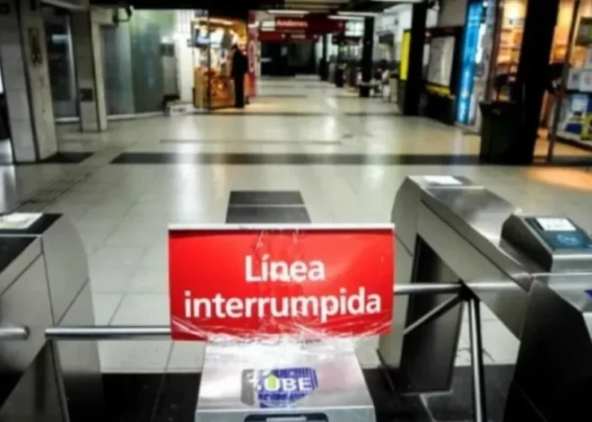 POR LA MUERTE DE UN TRABAJADOR HAY PARO DE SUBTES DE 15 A 13HS