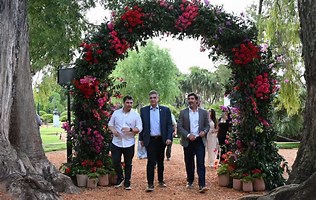 REABRIÓ EL ROSEDAL EN PALERMO