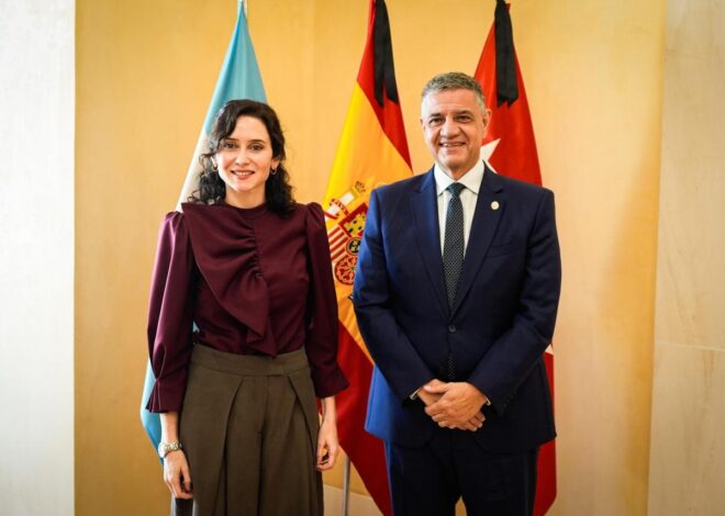 JORGE MACRI SE REUNIÓ CON ISABEL DÍAZ AYUSO PARA PROFUNDIZAR LA COOPERACIÓN ENTRE BUENOS AIRES Y LA COMUNIDAD DE MADRID