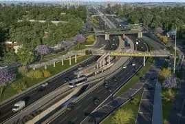 REABRIÓ LA AUTOPISTA DELLEPIANE