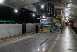 CIERRA POR OBRAS LA ESTACIÓN TRIBUNALES DEL SUBTE D