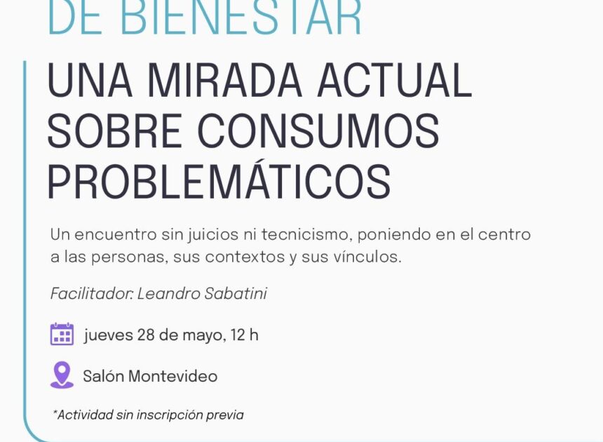 CHARLA SOBRE CONSUMOS PROBLEMÁTICOS