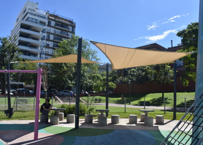 INCORPORAN MÁS ESPACIOS CON SOMBRAS EN LAS PLAZAS Y PARQUES PORTEÑOS