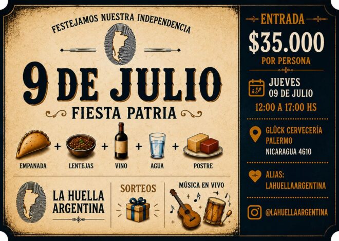 GLÜCK CERVECERÍA CELEBRA EL 9 DE JULIO A LO GRANDE